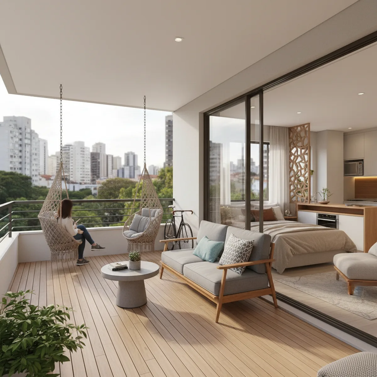 Apartamento 1 Dormitório Vinx com Terraço: Seu Espaço Exclusivo no Minha Casa Minha Vida!