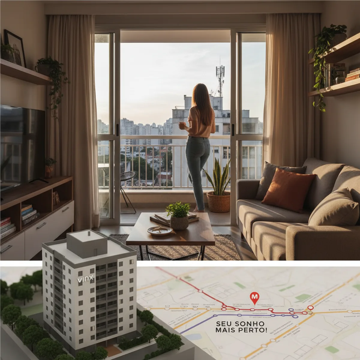 Apartamento perto do Metrô em São Paulo com a Vinx: Seu Sonho Mais Perto!