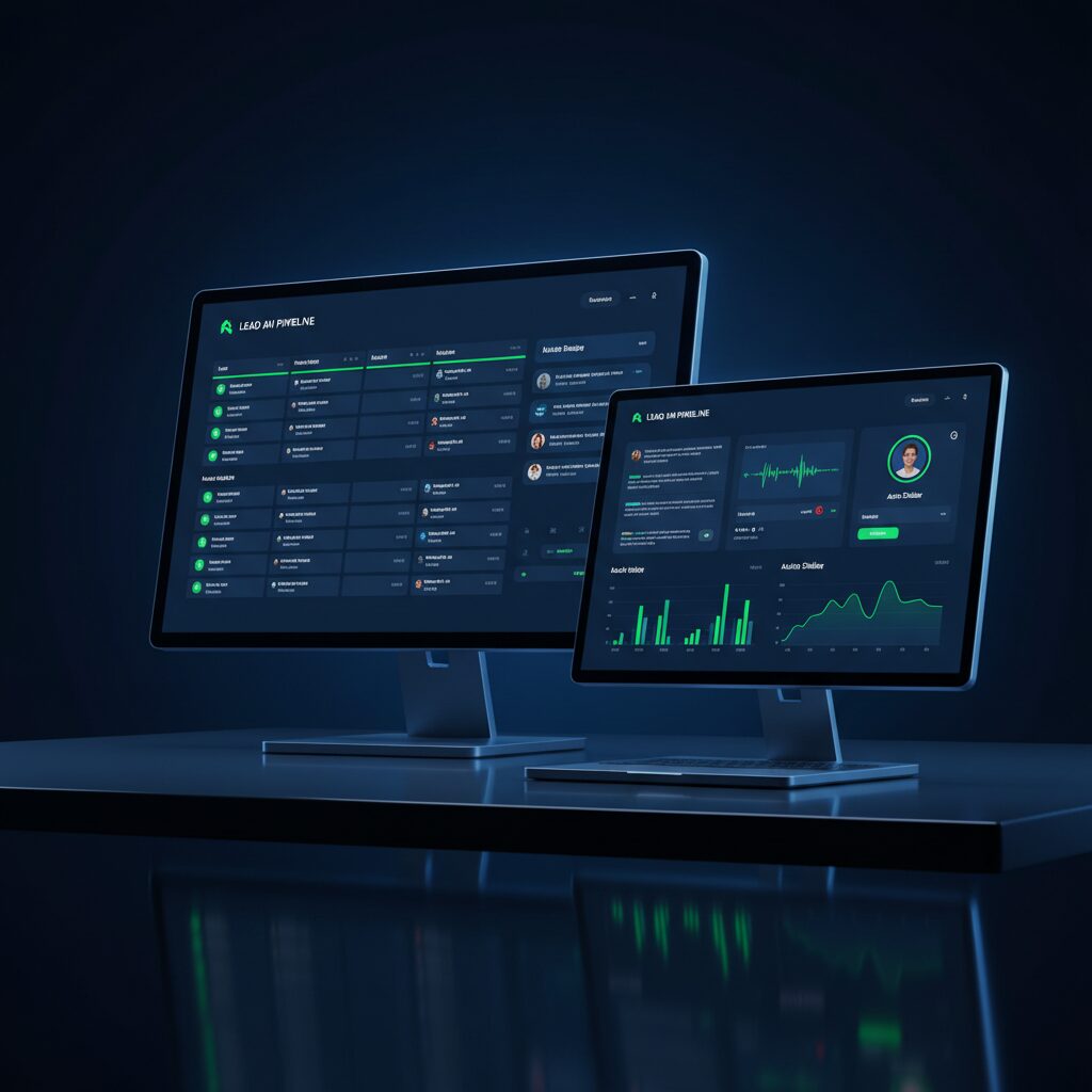 Plataforma de IA da Head Broker: pipeline de leads, discador e analytics